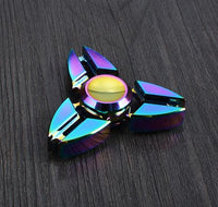 NEW Premium Metal Rare Rainbow Fidget Spinner Future Star Style